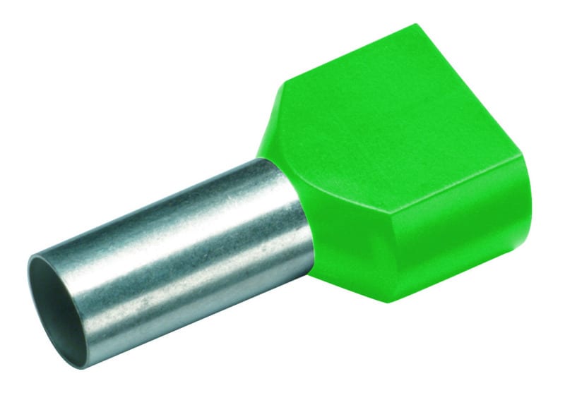CIMCO - Zwillingsaderendhülse 2 x 16mm² x 14mm, grün