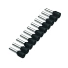 CIMCO - Aderendhülse isoliert 1,5mm² x 8mm, schwarz, Bandware