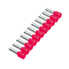 CIMCO - Aderendhülse isoliert 1,5mm² x 8mm, rot, Bandware