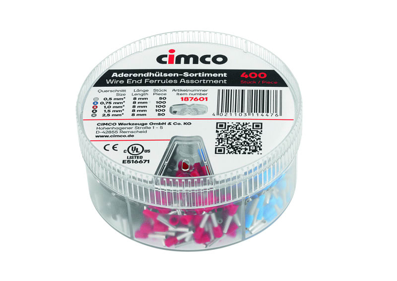 CIMCO - Aderendhülsen-Streudose, isoliert FR1