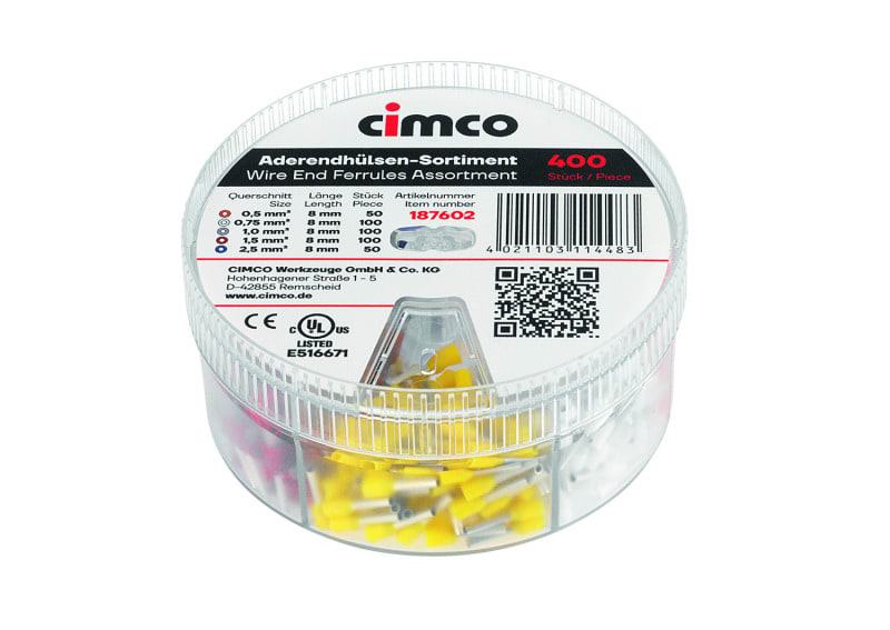 CIMCO - Aderendhülsen-Streudose, isoliert FR2