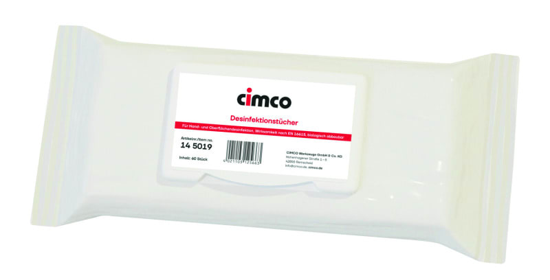 CIMCO - Einweg-Desinfektionstücher, 60er