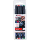 CIMCO - edding Kabelmarker 4er Set basic, Rundspitze 0,3mm.