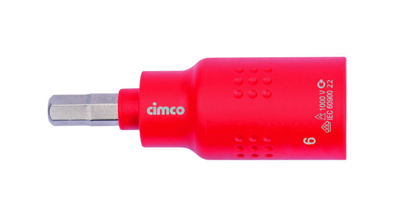 CIMCO - VDE Inhex.Steckschlüsseleinsatz 6 mm 3/8'' EN60900