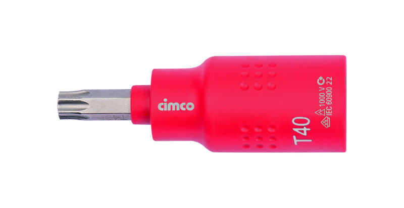 CIMCO - VDE TX.Steckschlüsseleinsatz T40 3/8'' EN60900