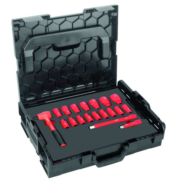 CIMCO - VDE 6-kt.  Steckschlüsselgarnitur 19-ltlg.3/8''