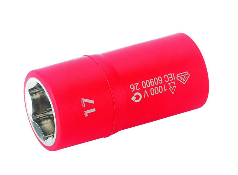 CIMCO - VDE 6-kt.Steckschlüsseleinsatz 17 mm 1/2'' EN60900