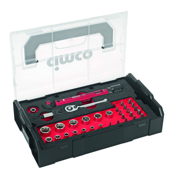 CIMCO - Drehmoment-Werkzeugsatz 1/4'', 34-teilig