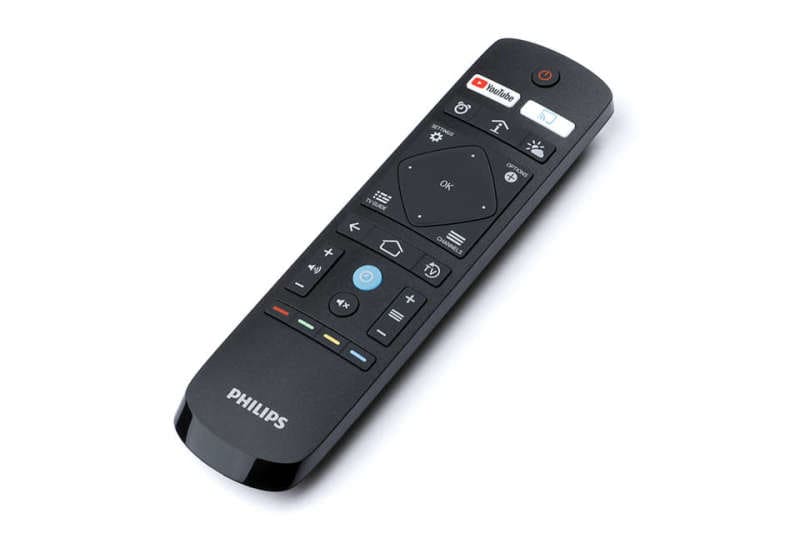 PHILIPS HOTEL TV - Fernbedienung f. Android 5014 u. 6014 ohne Ziffern sw