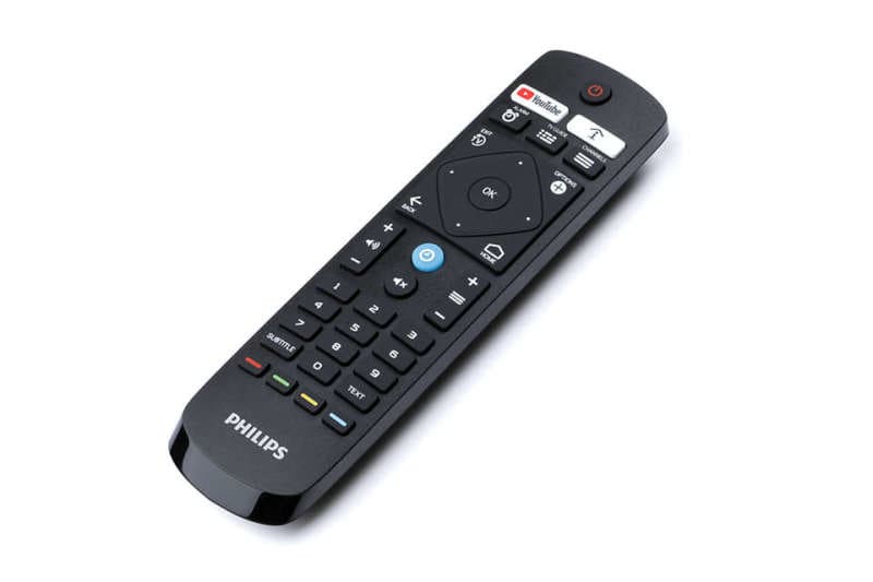 PHILIPS HOTEL TV - Fernbedineung f. Android 5014 u. 6014 mit Ziffern sw