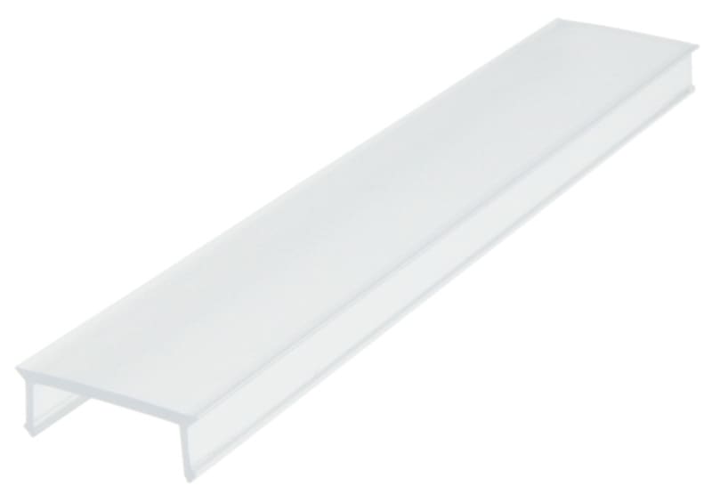 AUTLED - PMMA Abdeckung LB Flach / Transparent 2 Meter