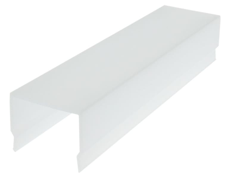 AUTLED - PMMA Abdeckung TB Eckig / Opal 2 Meter