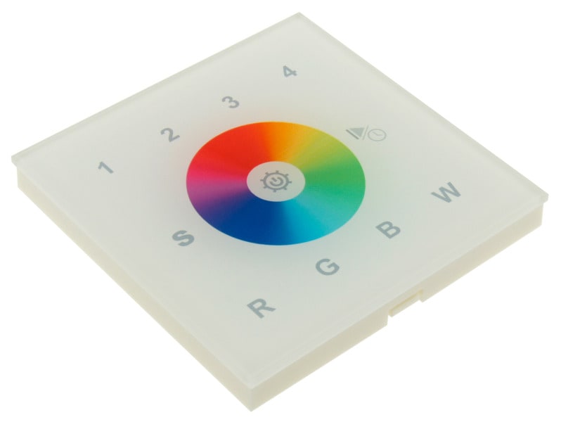 AUTLED - LED DMX WiFi Controller Touch RGBW - 4 Zonen - weiss