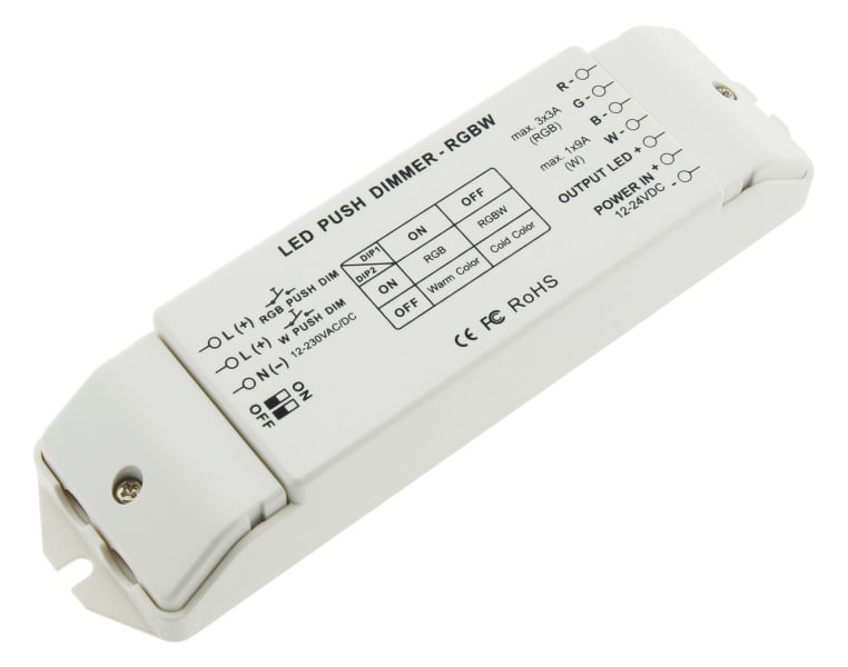 AUTLED - LED Push Dimmer RGBW
