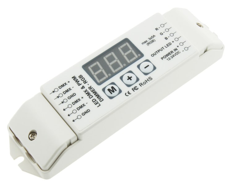 AUTLED - LED DMX & PWM Dimmer RGB