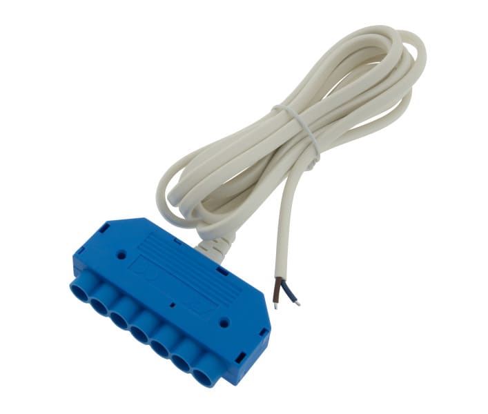 AUTLED - LED Stecksystem Mini - Verteiler Mono 6fach IP20