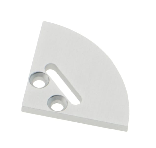 AUTLED - Profil Endkappe SPL Rund mit Langloch inkl. Schrauben