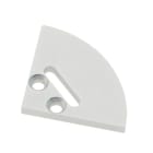 AUTLED - Profil Endkappe SPL Rund mit Langloch inkl. Schrauben