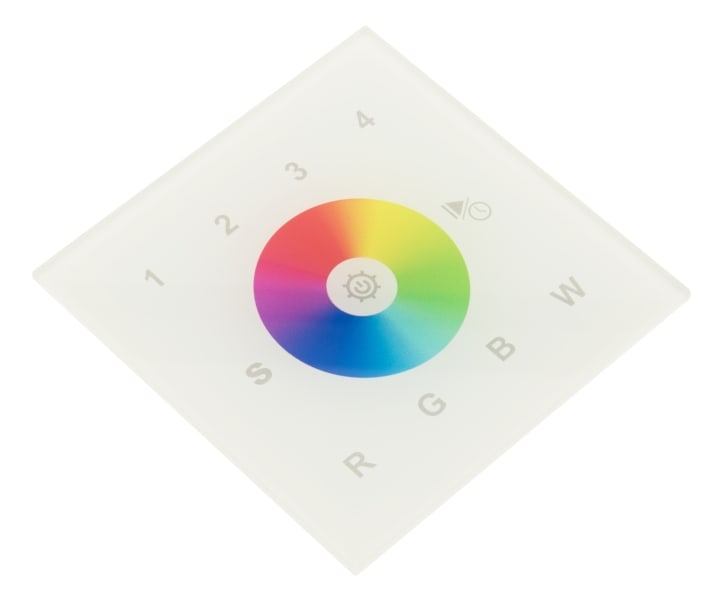 AUTLED - LED DALI Controller Touch RGBW DT8 - 4 Zonen (Gruppen)