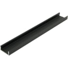 AUTLED - Aluminiumprofil LBF schwarz - 1 Meter