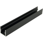 AUTLED - Aluminiumprofil LBR   schwarz - 1 Meter