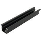 AUTLED - Aluminiumprofil LBI   schwarz - 2 Meter