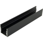 AUTLED - Aluminiumprofil TBR   schwarz - 4 Meter