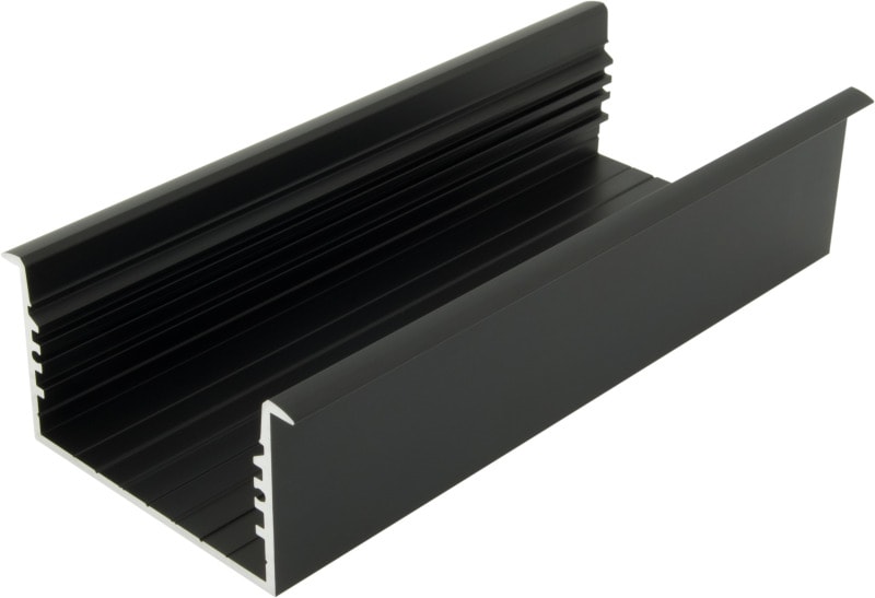 AUTLED - Aluminiumprofil SLI schwarz - 4 Meter