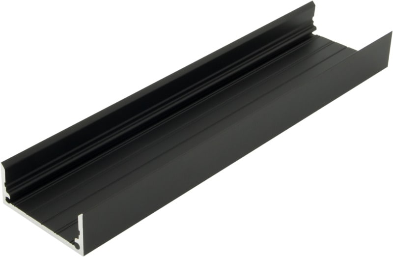 AUTLED - Aluminiumprofil CLF schwarz