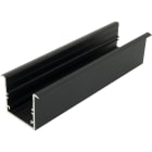 AUTLED - Aluminiumprofil CLI schwarz - 4 Meter