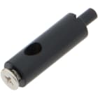 AUTLED - Seilstopper inkl. M4 Senkkopfschraube LB und TB Profile sowie SLA schwarz