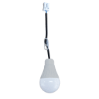 SPEKTRA LED - 9W 230VAC 806lm 2p1.5mm² 840 170° SKII IK08 ND o.S opal grau