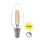 SPEKTRA LED - LED Kerze C35 Fil. E14 4.5W 230VAC 470lm 927 320° DIM klar
