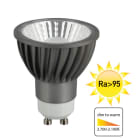 SPEKTRA LED - LED Spot HALED GU10 7W 230VAC 345lm 927 36° DIM klar schwarz