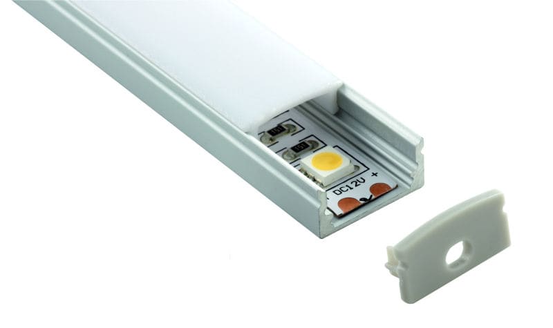 SPEKTRA LED - LED Aluminium Profil ALP002-R 17,1X8,0-OP-AB