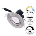SPEKTRA LED - LED Downlight Aris II nickel 10W 90° 927 dim