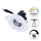 SPEKTRA LED - LED Downlight Aris II weiß 6W 38° 9xx dim