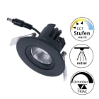 SPEKTRA LED - LED Downlight Aris II schwarz 6W 38° 9xx dim