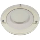 SPEKTRA LED - Abdeckring Downlight 8 Weiß Rund m.Glas