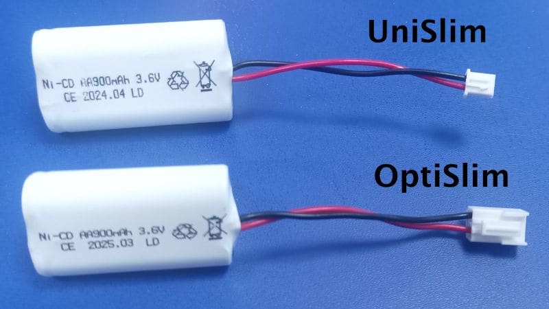 SPEKTRA LED - LED Notleuchte UniSlim 3W-AT-Ersatzakku-NiCd