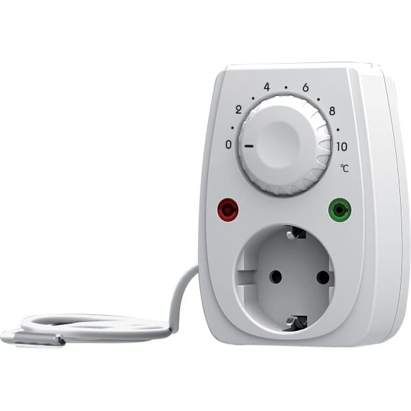 CHEMELEX - Regelthermostat mit Anlege-Fühler für FrostGuard-Heizkabelsatz, CEE7/4-Stecker