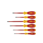 WIHA WERKZEUGE - Schraubendreher Set SoftFinish electric slimFix Schlitz, Phillips 6-tlg.