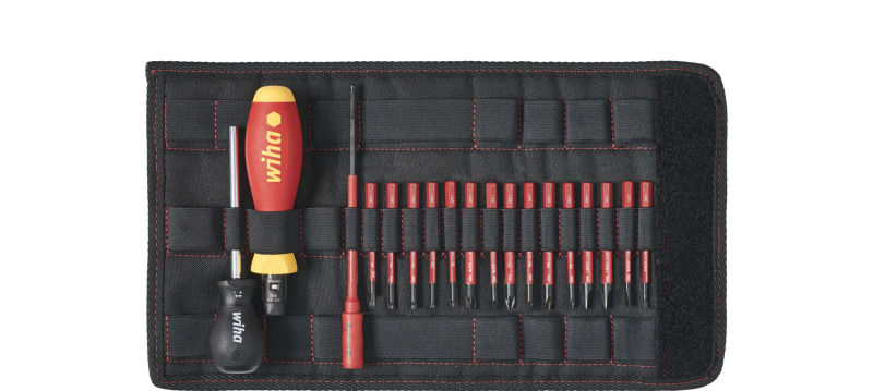 WIHA WERKZEUGE - Drehmoment-Schraubendreher Set TorqueVario-S electric 19-tlg 0,8-5Nm