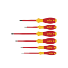 WIHA WERKZEUGE - Schraubendreher Set SoftFinish electric Schlitz, Phillips 6-tlg.