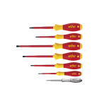 WIHA WERKZEUGE - Schraubendreher Set SoftFinish electric Schlitz, Phillips 7-tlg.