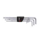 WIHA WERKZEUGE - Stiftschlüssel Set im Compact Halter 6-Kant-Kugelkopf 10-tlg. mattverchr.