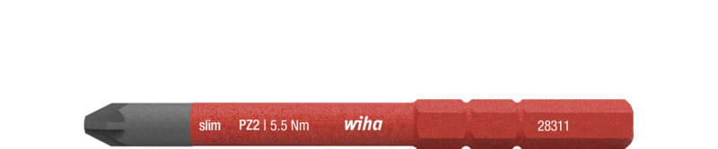 WIHA WERKZEUGE - Bit slimBit electric Pozidriv PZ2x75mm