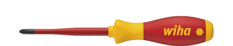 WIHA WERKZEUGE - Schraubendreher SoftFinish electric slimFix Phillips H2x100mm