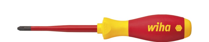 WIHA WERKZEUGE - Schraubendreher SoftFinish electric slimFix PlusMinus/Pozidriv SL/PZ1x80mm