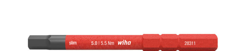 WIHA WERKZEUGE - Bit slimBit electric 6-Kant 5x75mm